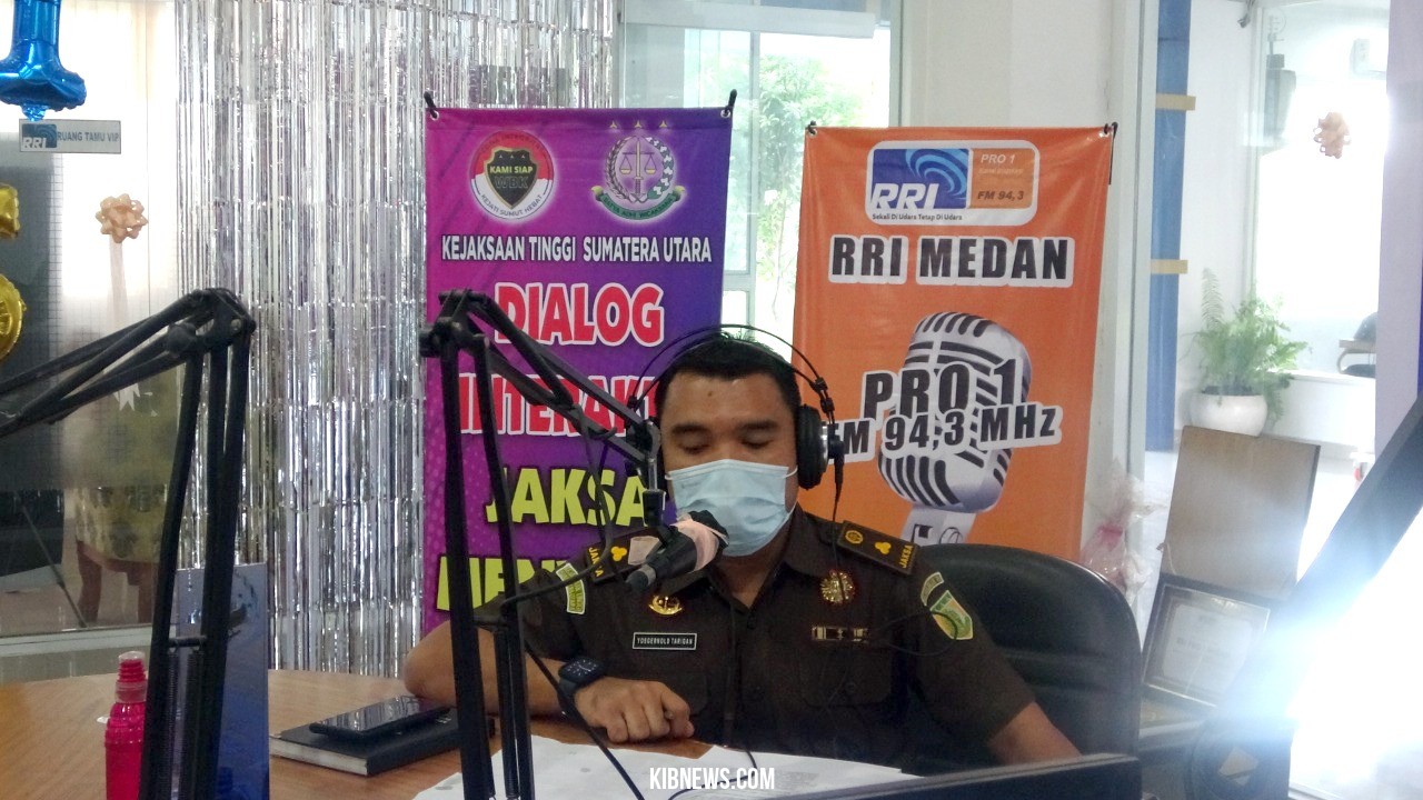 Jaksa Menyapa di RRI Pro 1 Medan Usung Topik P3DN dan Pengunaan Produk Dalam Negeri di Pengadaan Bar