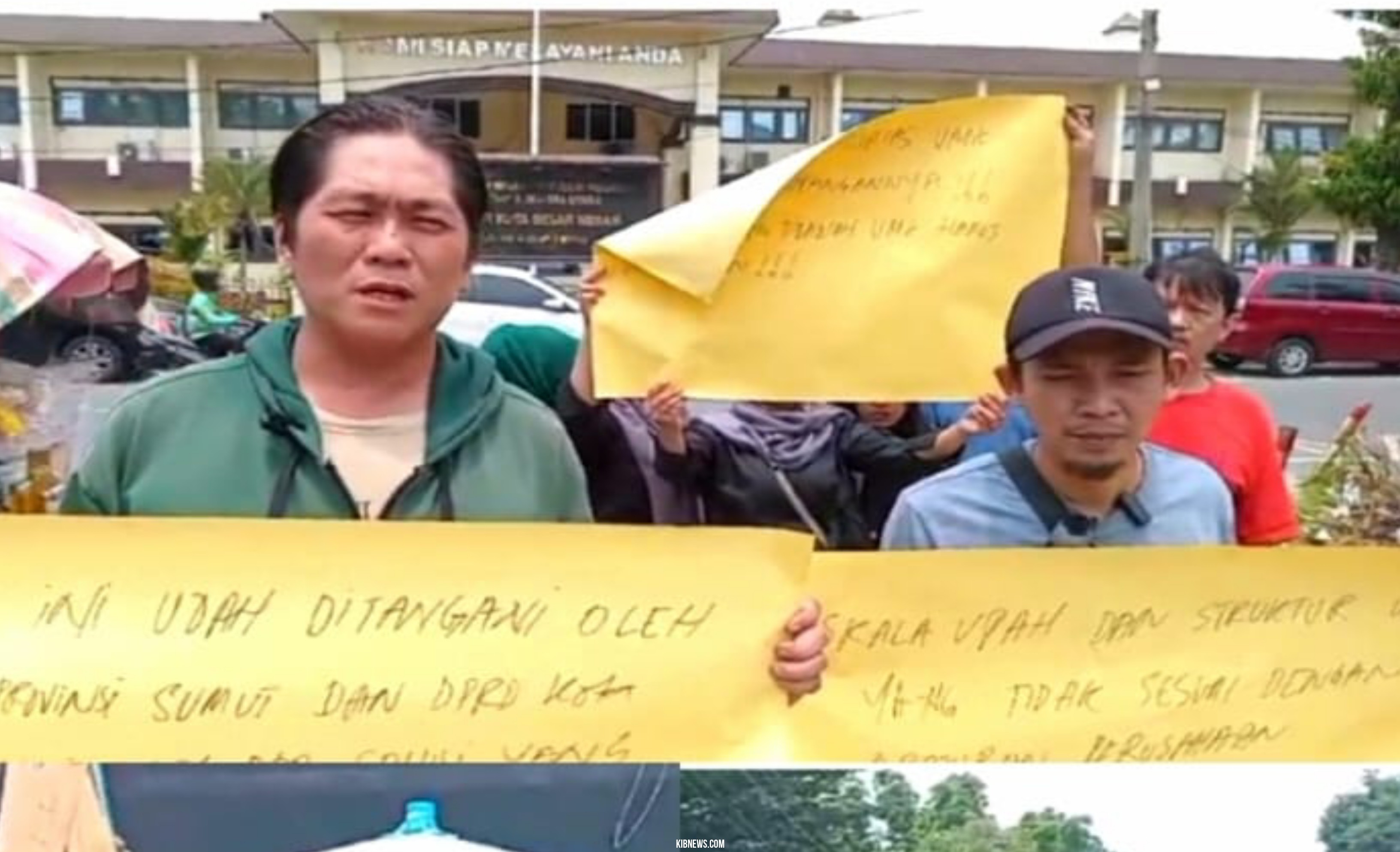Demo Puluhan Buruh Bengkel Bubut Pagoda Mas, Tuntut Agar Bos Bengkel Ditangkap !!