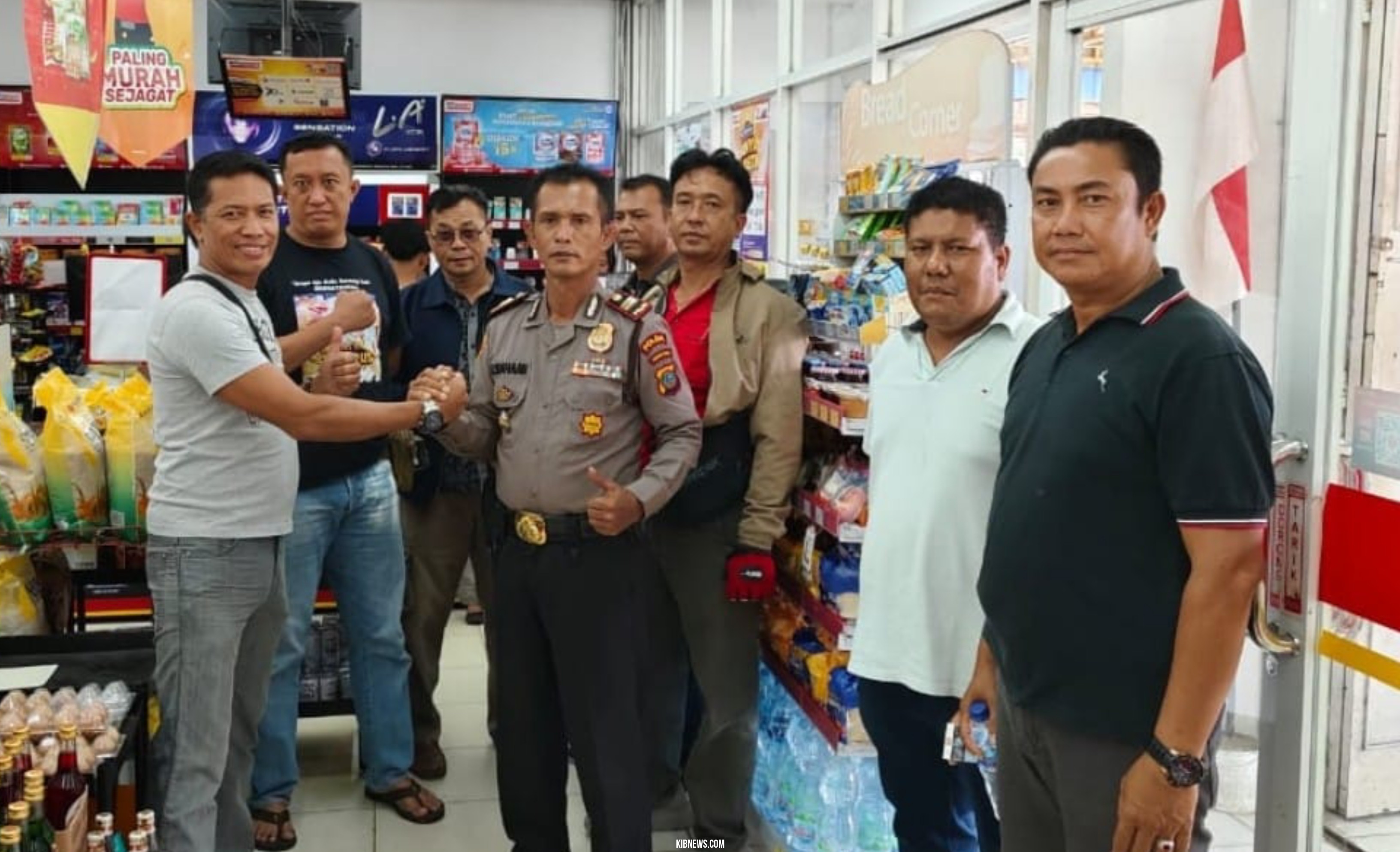 Aksi Percobaan Perampokan di Toko Alfamart Karang Sari Simalungun