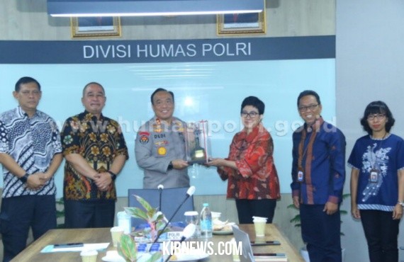 Badan Pusat Statistik Kunjungi Divhumas Polri, Bahas Sensus hingga Wujudkan Satu Data Indonesia.