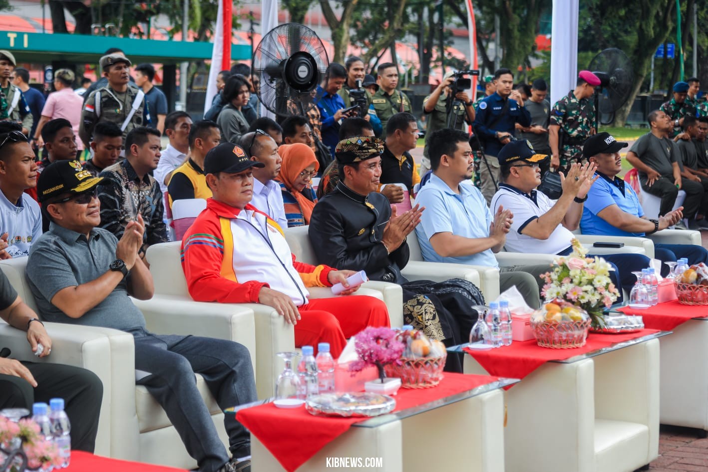 Bobby Nasution dampingi Panglima TNI Lepas Tim The Rising Tide 2023 dari Kota Medan