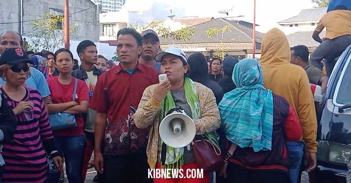 Kehadiran Jokowi disambut aksi demo damai masyarakat Pancur Batu 